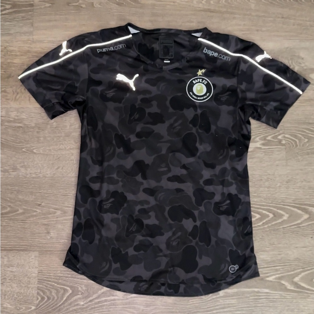 Bape Unisex Black Camouflage T-Shirt